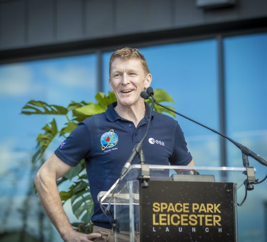 Major Tim Peake opens Space Park Leicester