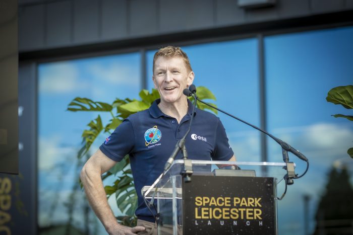 Major Tim Peake opens Space Park Leicester
