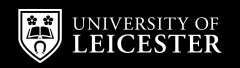 University of Leicester black logo