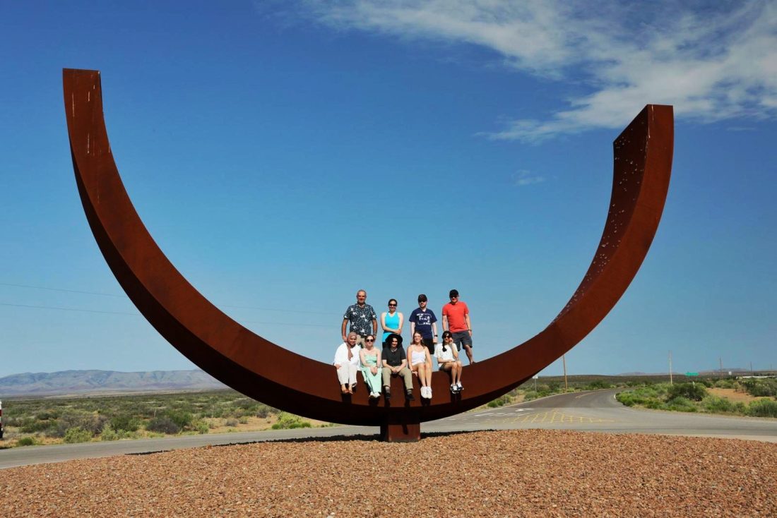 Spaceport Way University of Leicester physics students travel to Spaceport America ...