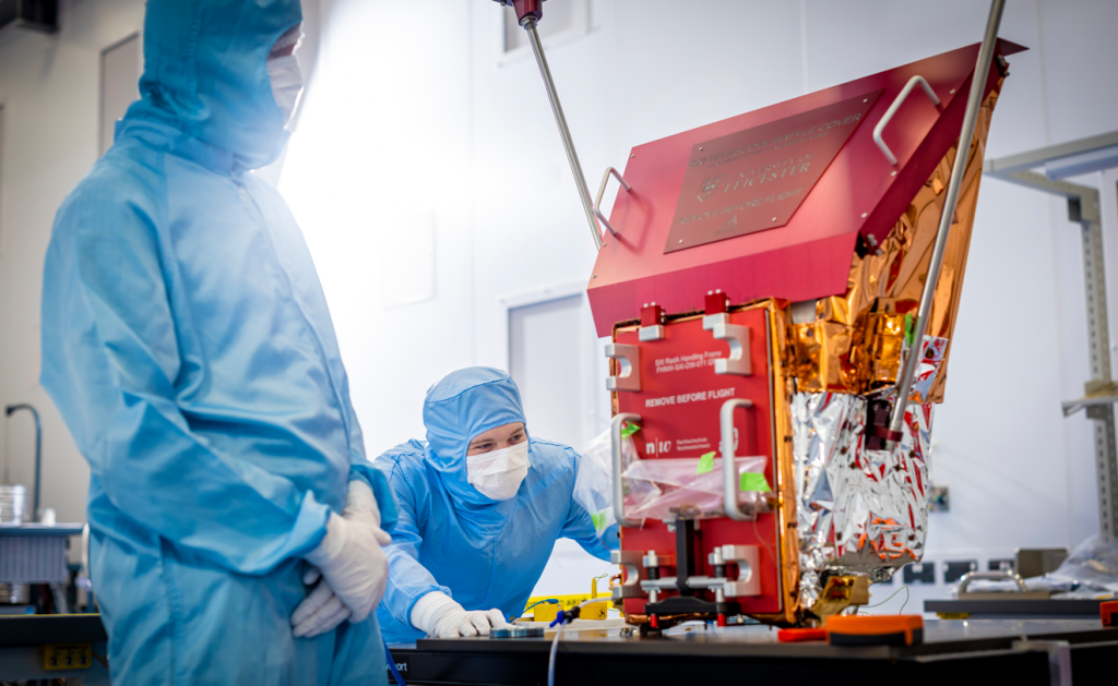 Space Park Leicester built telescope departs to join SMILE mission