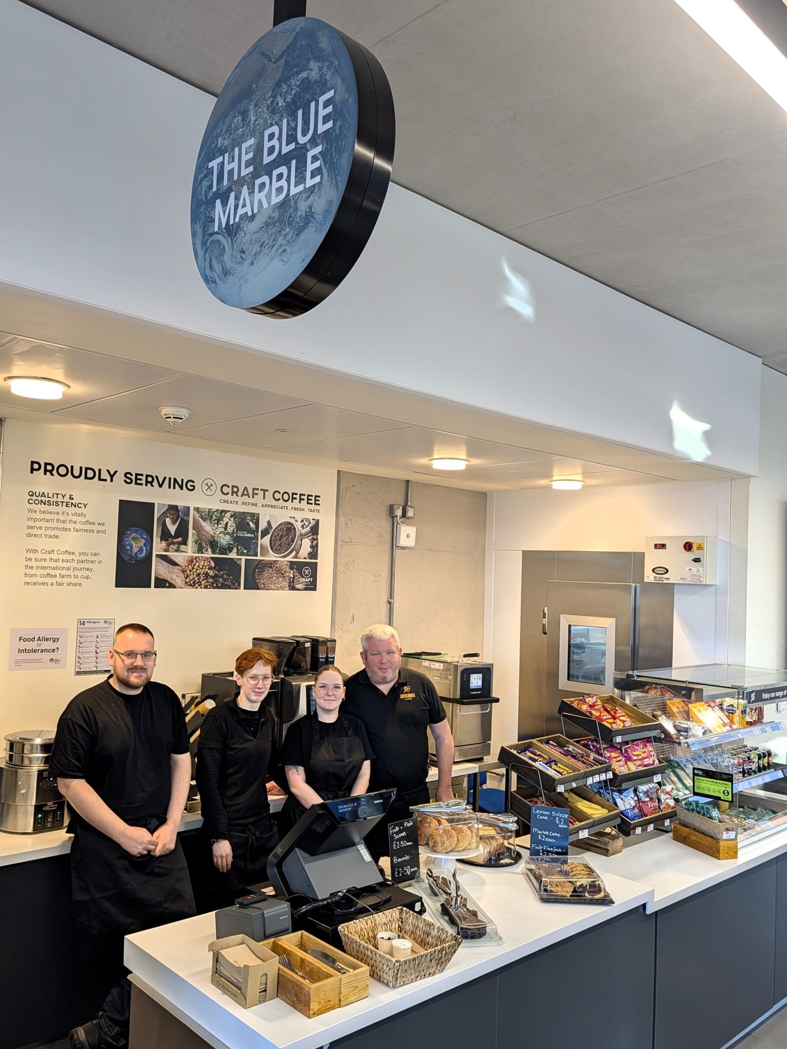 Launch of new menu at Space Park Leicester café