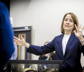 UOL Space Park Leicester, visit by MP Liz Kendall Secretary of State for Science, Innovation and Technology